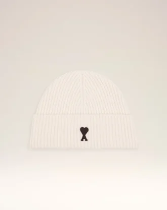 Ami de Coeur Beanie en laine blanche