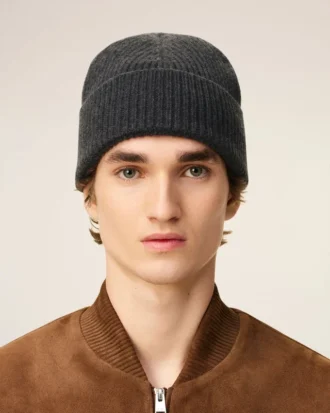 Ami de Coeur Beanie en laine grise