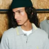 Ami de Coeur Polo en coton gris