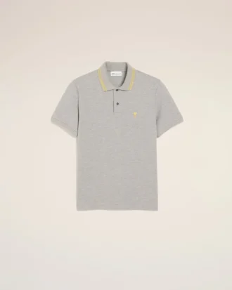 Ami de Coeur Polo en coton gris