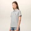 Ami de Coeur Polo en coton gris
