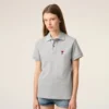 Ami de Coeur Polo en coton gris