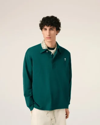 Ami de Coeur Polo en coton vert