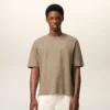 Ami de Coeur T-Shirt en coton beige gaufré