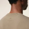 Ami de Coeur T-Shirt en coton beige gaufré