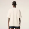 Ami de Coeur T-Shirt en coton blanc avec motif en relief