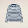 Ami de Coeur T-Shirt en coton bleu à manches longues