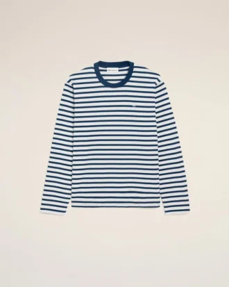 Ami de Coeur T-Shirt en coton bleu à manches longues