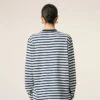 Ami de Coeur T-Shirt en coton bleu à manches longues