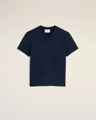 Ami de Coeur T-Shirt en coton bleu marine