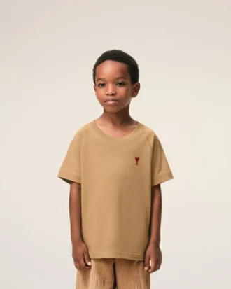 Ami de Coeur T-Shirt en coton marron