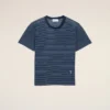 Ami de Coeur T-Shirt en coton rayé bleu