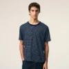 Ami de Coeur T-Shirt en coton rayé bleu
