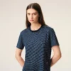 Ami de Coeur T-Shirt en coton rayé bleu