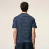 Ami de Coeur T-Shirt en coton rayé bleu
