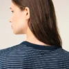 Ami de Coeur T-Shirt en coton rayé bleu