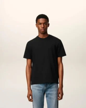 Ami de Coeur T-Shirt noir en coton bio
