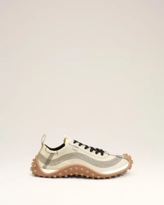Baskets Mirage en maille blanche