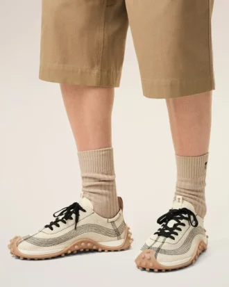 Baskets Mirage en maille blanche