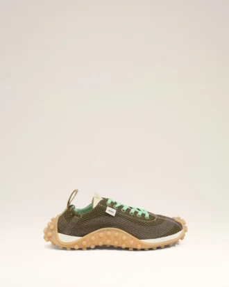 Baskets Mirage en maille verte