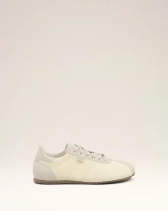 Baskets souples en nylon blanc