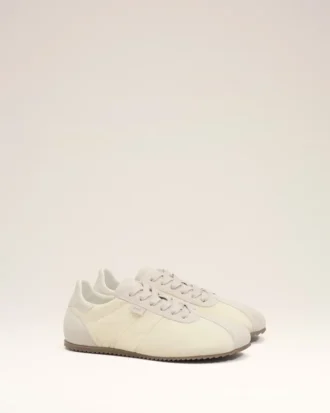 Baskets souples en nylon blanc