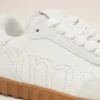 Baskets Step en cuir de vachette blanc