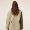 Beige Veste de travail en coton