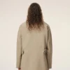 Beige Veste de travail en coton