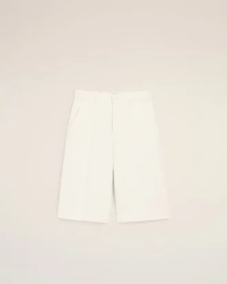 Bermuda ample en coton blanc
