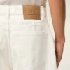 Bermuda ample en coton blanc