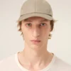 Casquette Ami de Coeur en nylon beige à clous