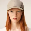 Casquette Ami de Coeur en nylon beige à clous