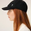 Casquette Ami de Coeur en nylon noir à clous