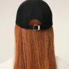 Casquette Ami de Coeur en nylon noir à clous