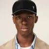 Casquette Ami de Coeur en nylon noir à clous