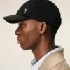 Casquette Ami de Coeur en nylon noir à clous