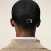 Casquette Ami de Coeur en nylon noir à clous