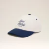 Casquette Ami Paris bicolore bleu et blanc en coton