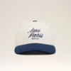 Casquette Ami Paris bicolore bleu et blanc en coton
