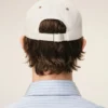 Casquette Ami Paris en coton bicolore beige et blanc
