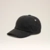 Casquette Ami Paris en denim noir avec patch sur le côté