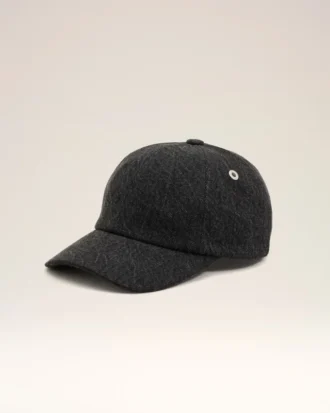Casquette Ami Paris en denim noir avec patch sur le côté