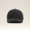 Casquette Ami Paris en denim noir avec patch sur le côté
