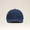 Casquette Ami Paris à patch latéral en denim bleu