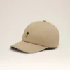 Casquette en coton beige avec broderie Ami de Coeur