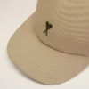 Casquette en coton beige avec broderie Ami de Coeur