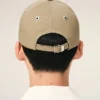 Casquette en coton beige avec broderie Ami de Coeur