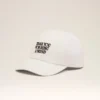 Casquette en coton blanc avec broderie « Thank You for Being a Friend »