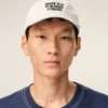 Casquette en coton blanc avec broderie « Thank You for Being a Friend »